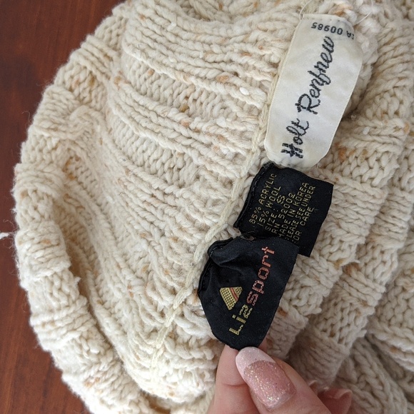 Vintage Oat knit turtleneck Liz Sport x Holt Renfrew - Picture 5 of 6